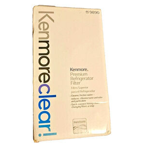 Kenmore Clear 46-9890 Premium Refrigerator Filter Cleaner Fresher Water. NEW